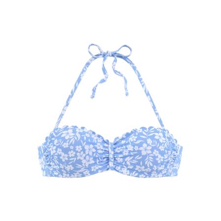 VIVANCE VIVANCE Bikinitop blauw / wit