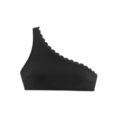 Lascana LASCANA Bikinitop Scallop zwart