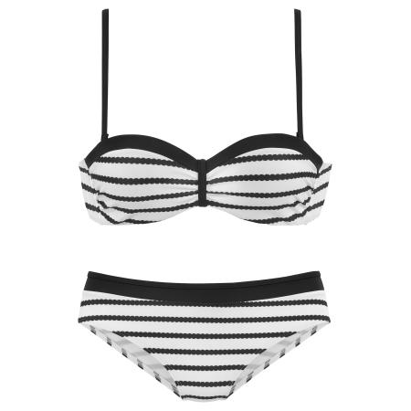 Lascana LASCANA Bikini zwart / wit
