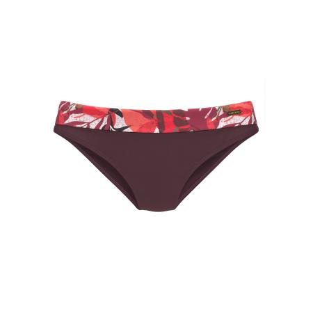 Lascana LASCANA Bikinibroek bruin / aubergine / rood / wit
