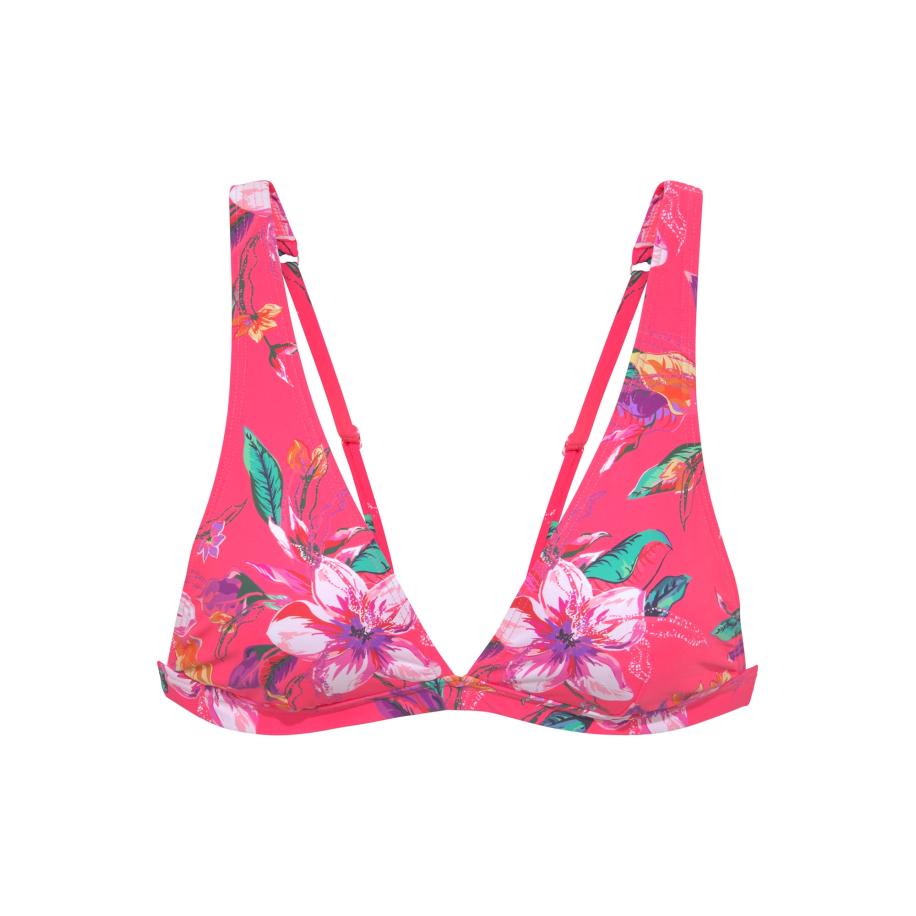 Lascana LASCANA Bikinitop smaragd / donkergroen / lila / rosa / magenta -