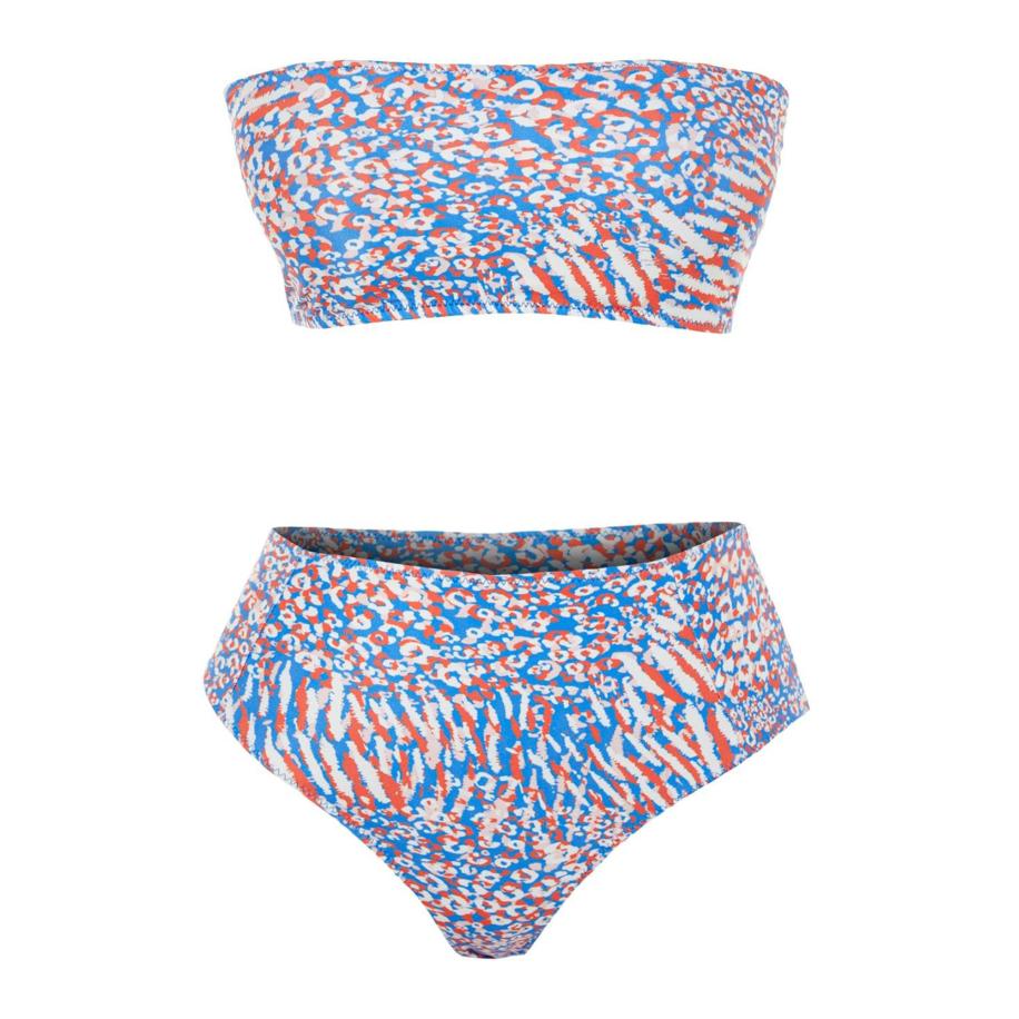 Trendyol Trendyol Bikini blauw / pastelroze / lichtrood / wit -