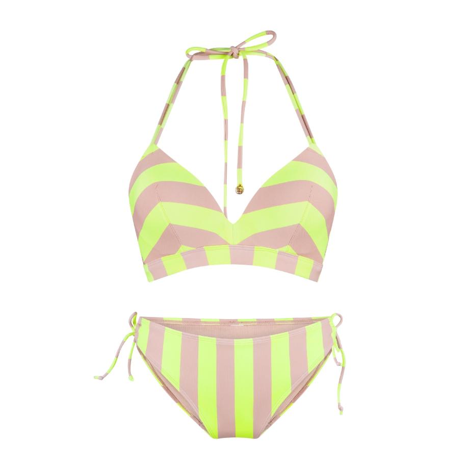 LingaDore LingaDore Bikini grasgroen / poederroze -