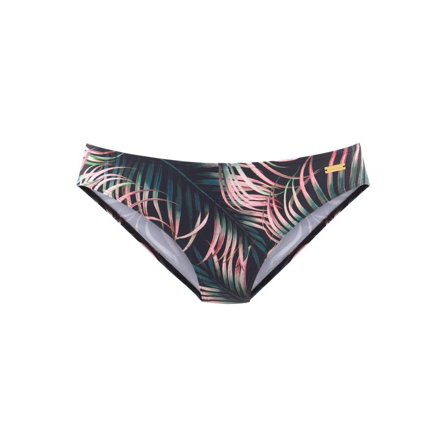 Lascana LASCANA Bikinibroek groen / pink / zwart -