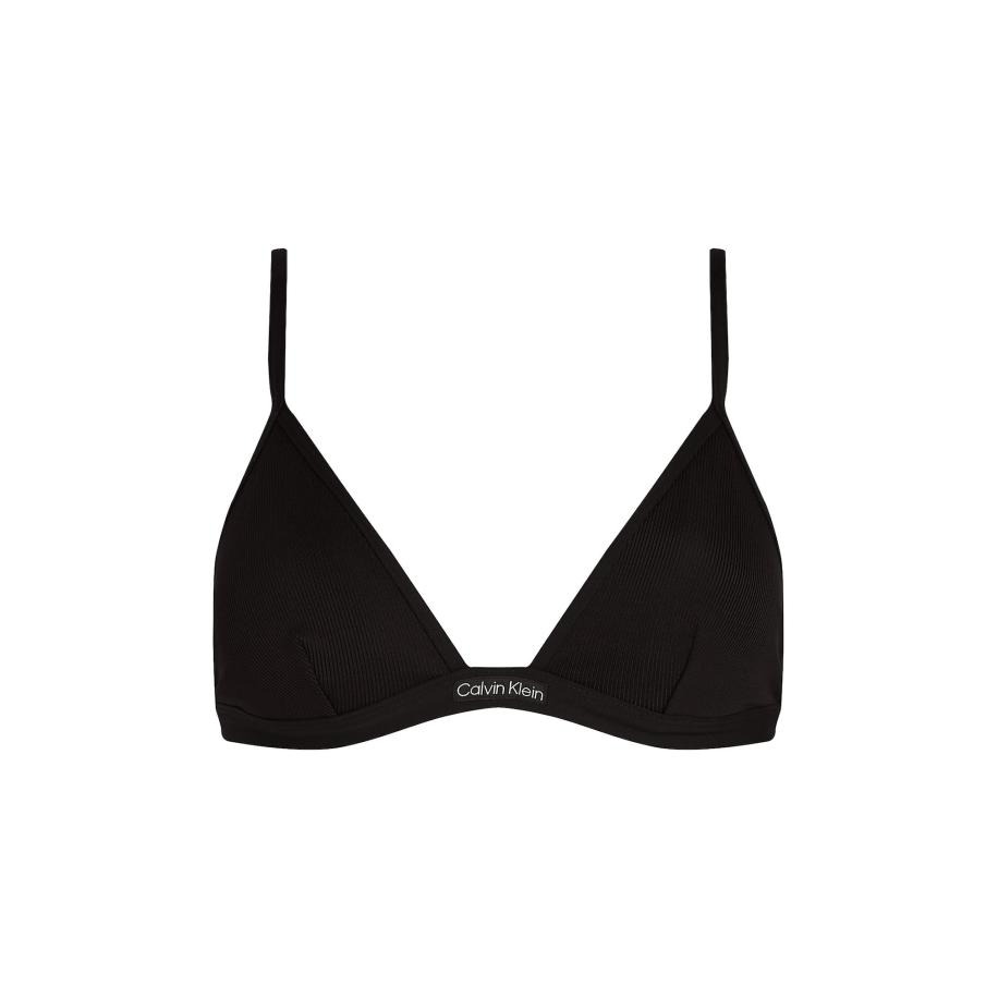Calvin Klein Calvin Klein Swimwear Bikinitop zwart / wit -