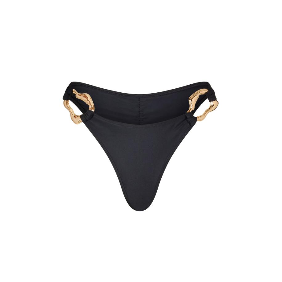 Moda Minx Moda Minx Bikinibroek Irregular Hoop goud / zwart -