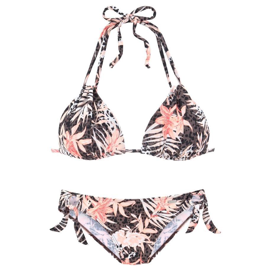 Buffalo BUFFALO Bikini bruin / rosa / zwart / wit -