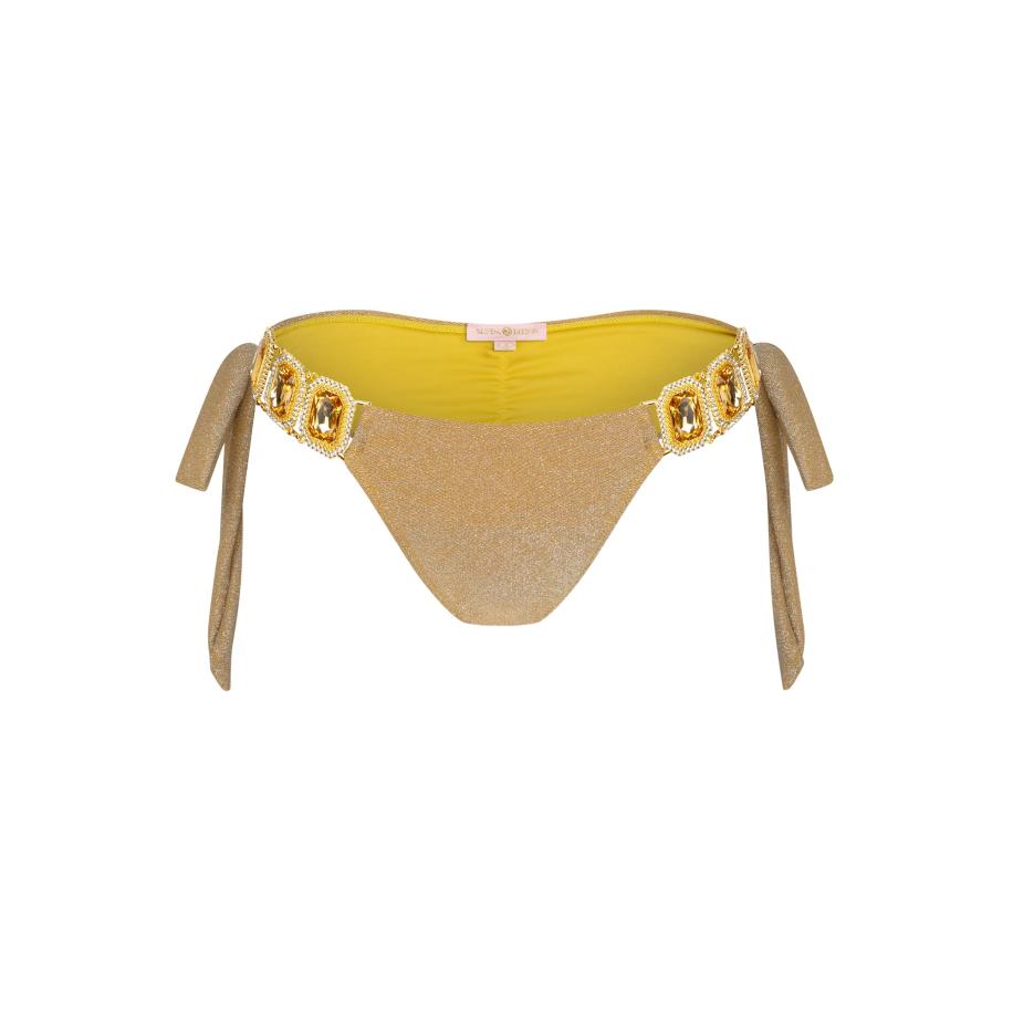 Moda Minx Moda Minx Bikinibroek Lumiere Boujee goud -