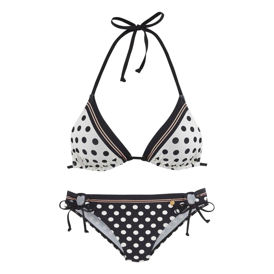 Lascana LASCANA Bikini nude / zwart / wit -