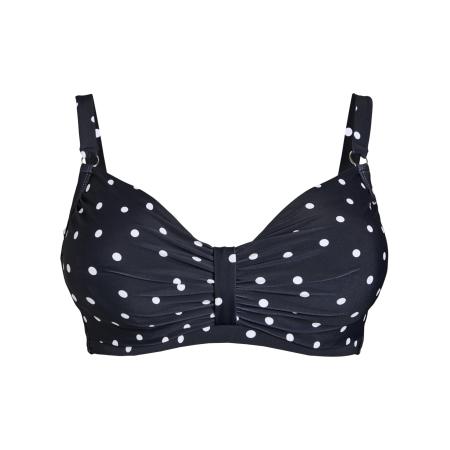 Zizzi Swim by Zizzi Bikinitop zwart / wit
