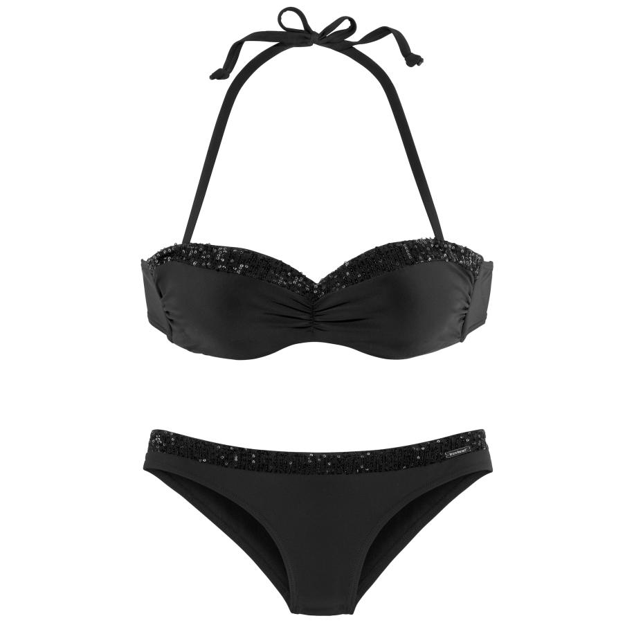 Bruno Banani Bruno Banani Bikini zwart / zilver -