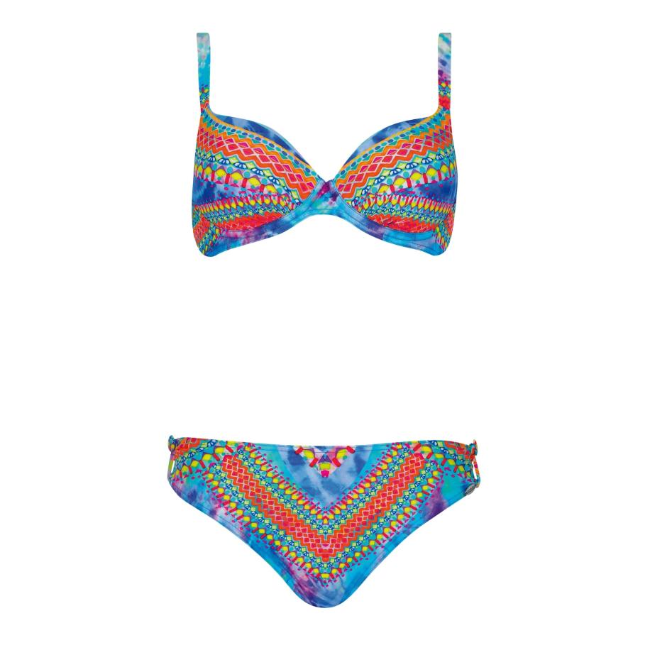 Sunflair SUNFLAIR Bikini lichtblauw / oranje / pink / rood -
