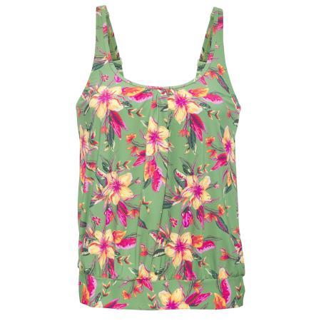 Lascana LASCANA Tankinitop geel / lichtgroen / oranje / fuchsia