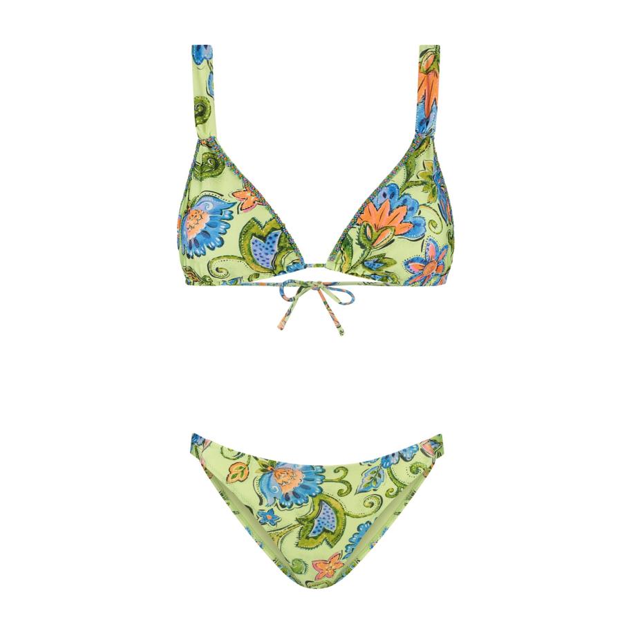Shiwi Shiwi Bikini lichtblauw / groen / oranje -
