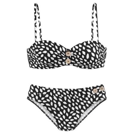 VIVANCE VIVANCE Bikini beige / zwart / wit