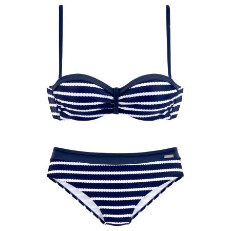 Lascana LASCANA Bikini navy / wit