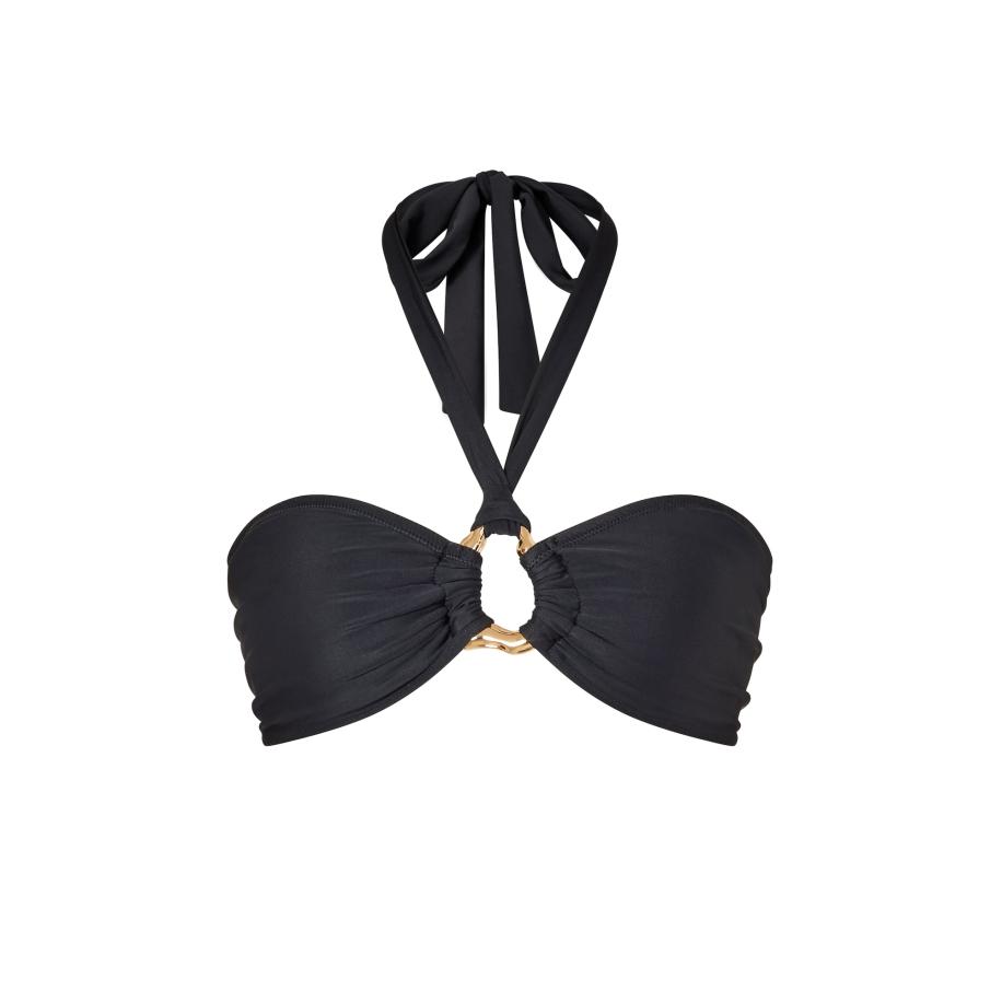 Moda Minx Moda Minx Bikinitop Irregular Hoop goud / zwart -