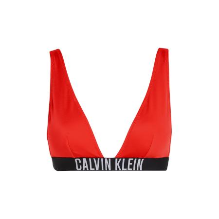 Calvin Klein Calvin Klein Swimwear Bikinitop Intense Power oranjerood / zwart / offwhite