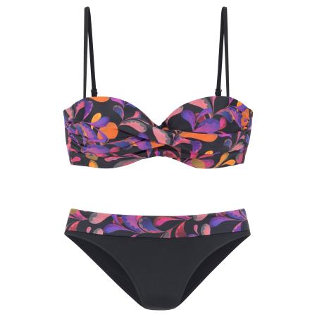 VIVANCE VIVANCE Bikini lila / oranje / rood / zwart