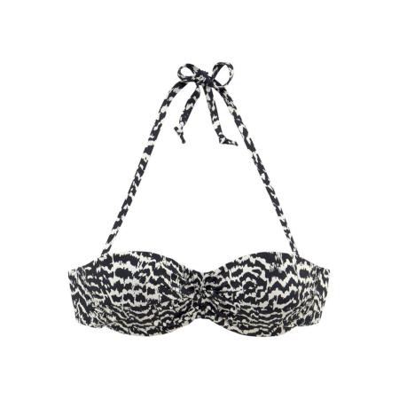 Lascana LASCANA Bikinitop Clara beige / zwart