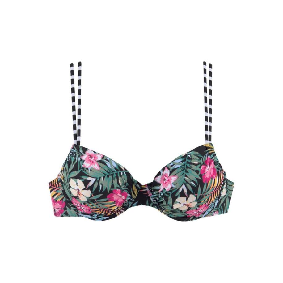 Venice Beach VENICE BEACH Bikinitop groen / pink / zwart / wit -