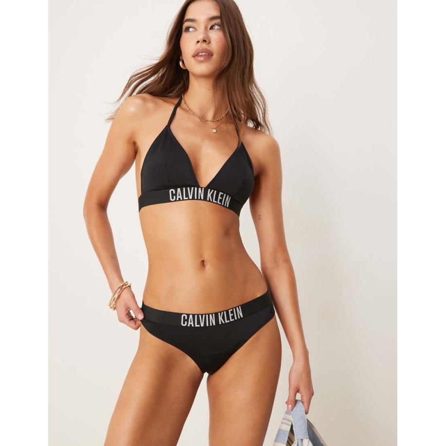 Calvin Klein Intense Power Bikinibroekje in zwart Zwart
