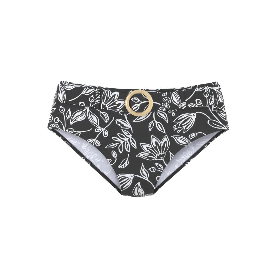 VIVANCE VIVANCE Bikinibroek zwart / wit -
