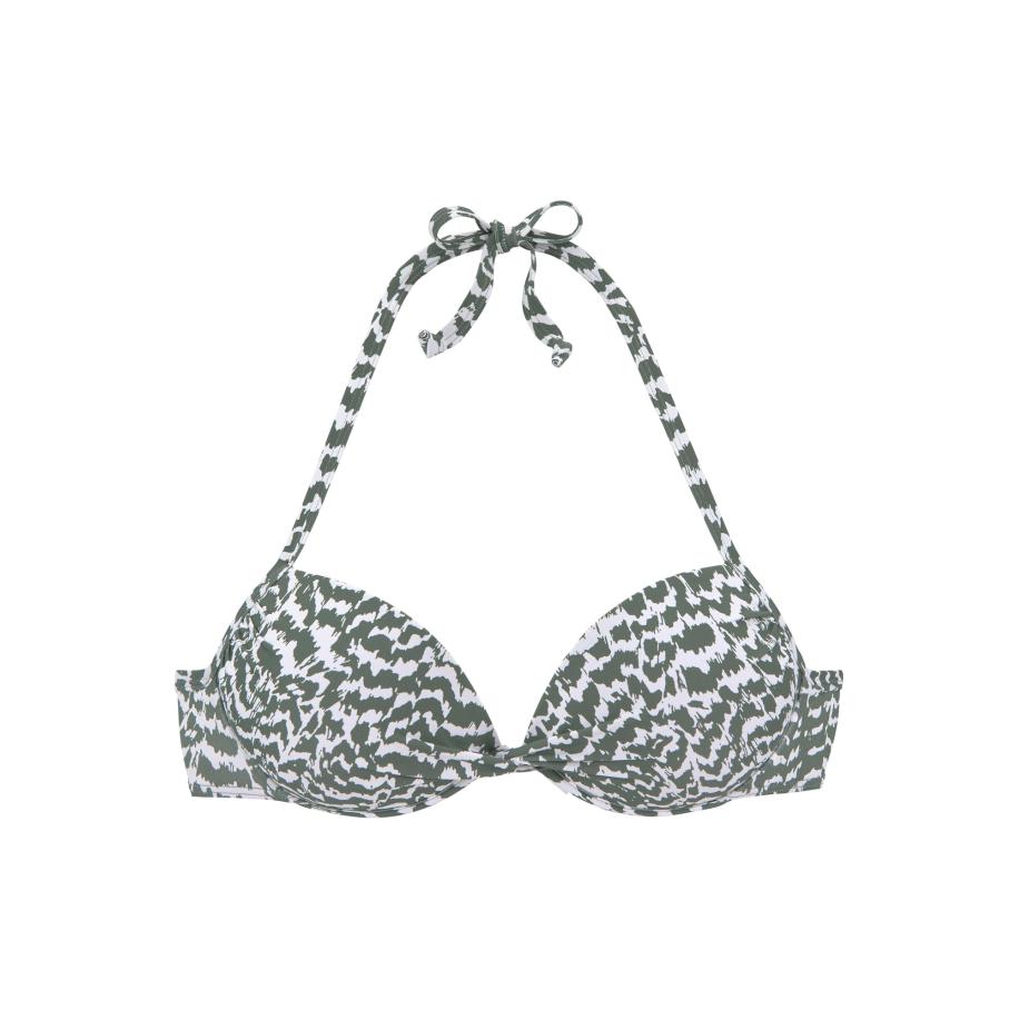 Lascana LASCANA Bikinitop olijfgroen / wit -