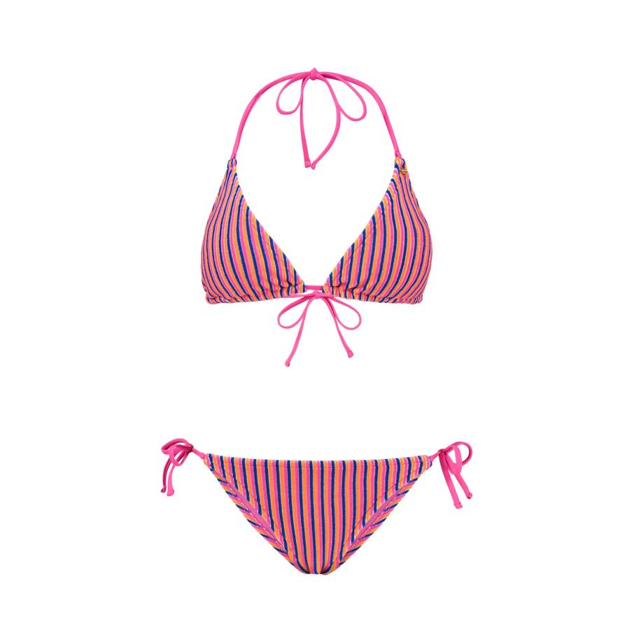 Shiwi Shiwi Bikini Liz kobaltblauw / oranje / pink / wit -