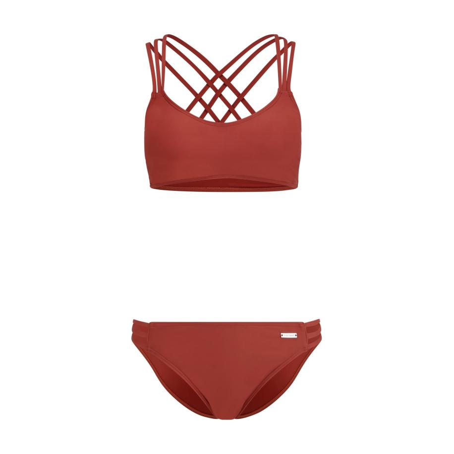 Bruno Banani Bruno Banani Bikini bruin / donkerrood -