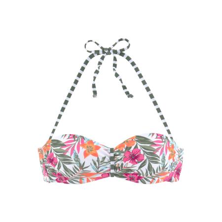 Venice Beach VENICE BEACH Bikinitop olijfgroen / oranje / pink / wit