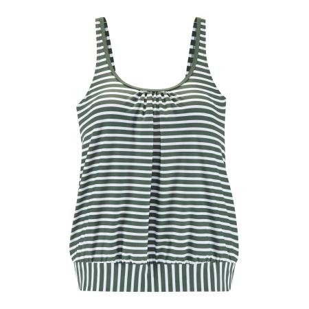 Venice Beach VENICE BEACH Tankinitop olijfgroen / wit