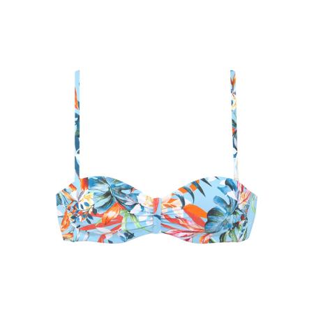 Venice Beach VENICE BEACH Bikinitop lichtblauw / groen / oranje / wit