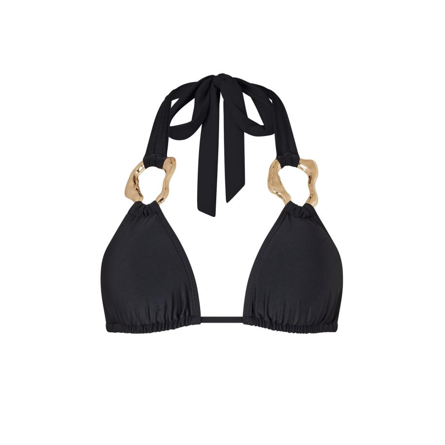 Moda Minx Moda Minx Bikinitop Irregular Hoop zwart -