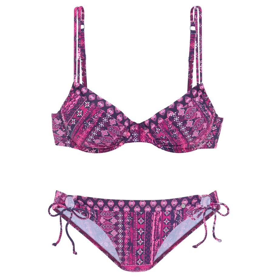 s.Oliver Bikini pink / roodviolet / wit Paars
