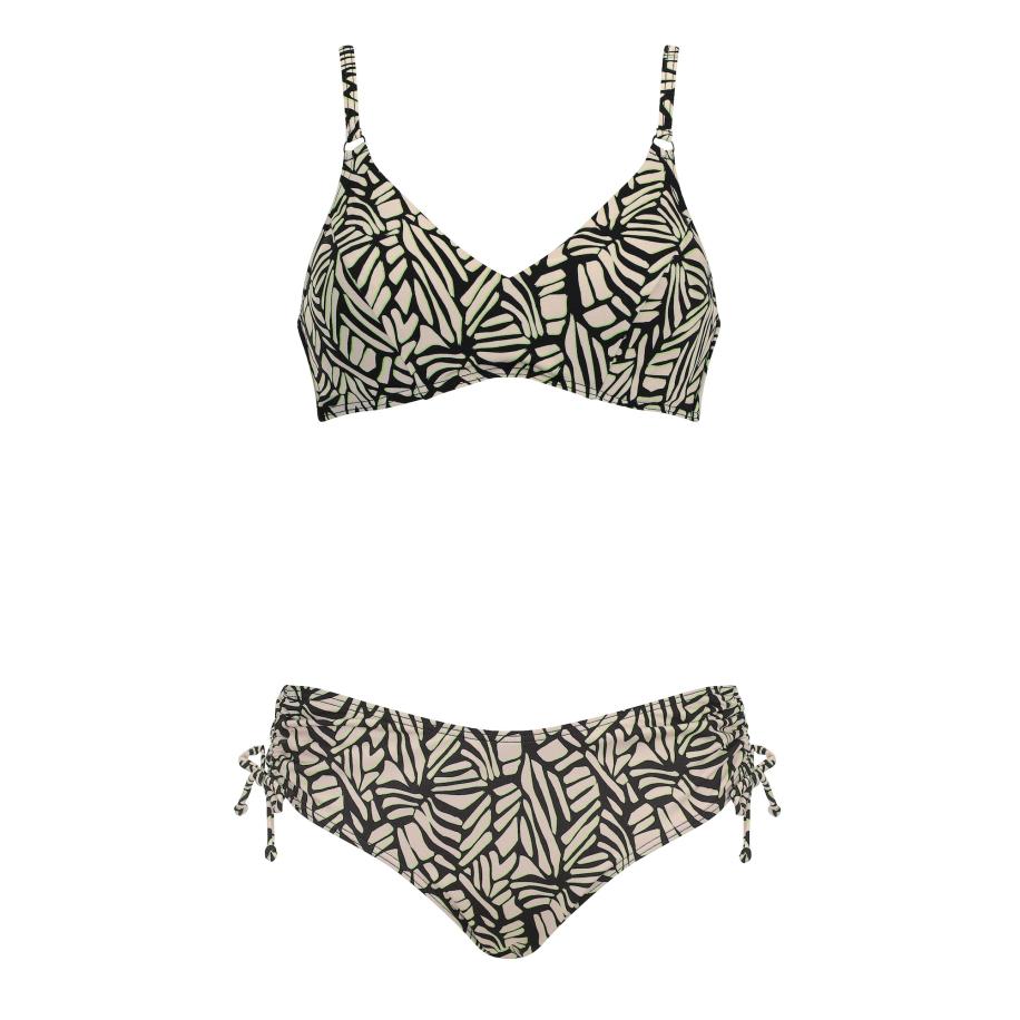 OLYMPIA OLYMPIA Bikini nude / limoen / zwart -