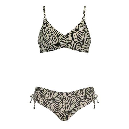 OLYMPIA OLYMPIA Bikini nude / limoen / zwart