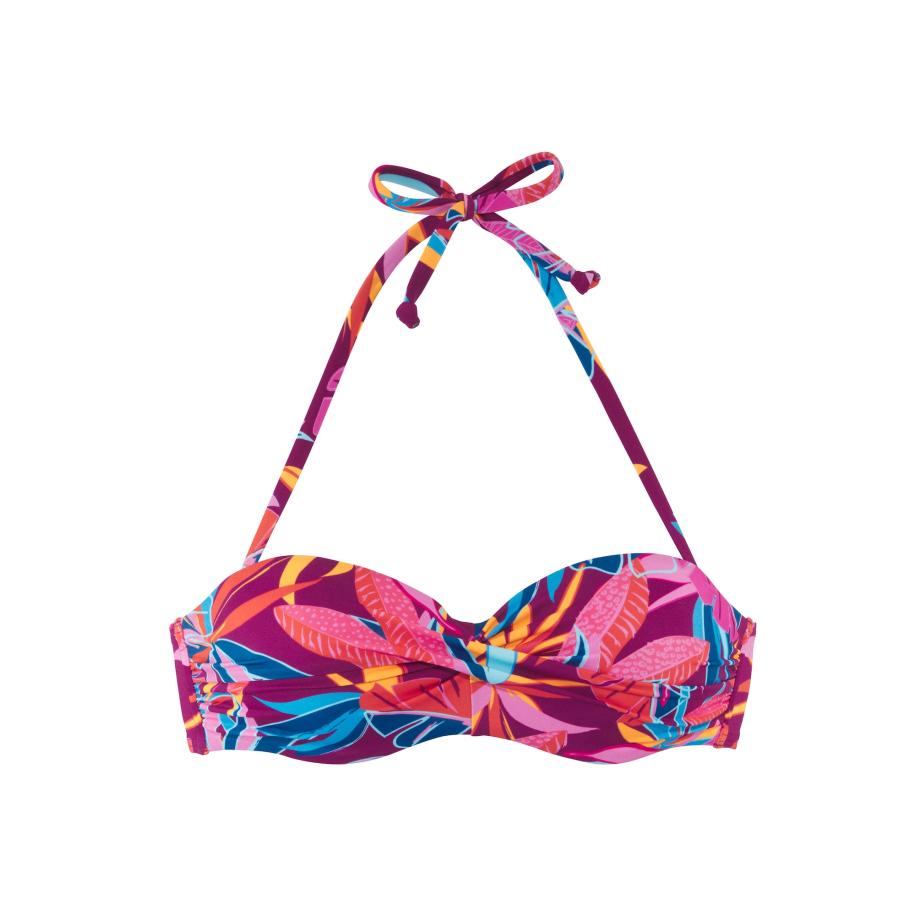 Buffalo BUFFALO Bikinitop blauw / geel / bessen / pink -