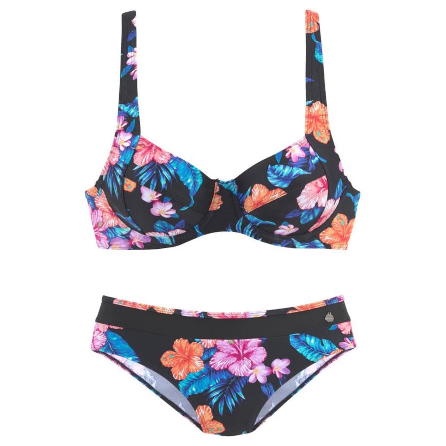Lascana LASCANA Bikini blauw / lichtlila / oranje / rosa -