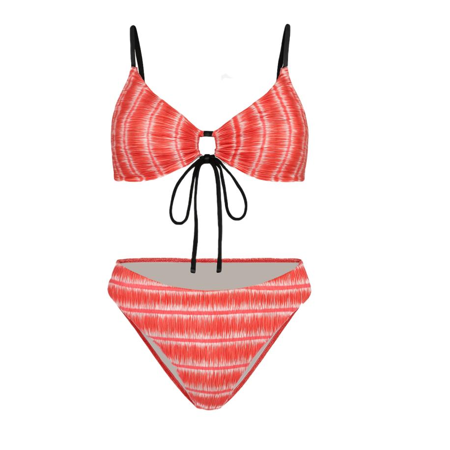 C&City C&City Bikini rood / oranjerood / zwart / wit -