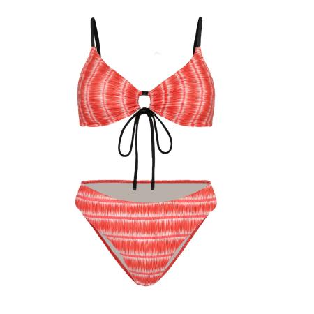 C&City C&City Bikini rood / oranjerood / zwart / wit