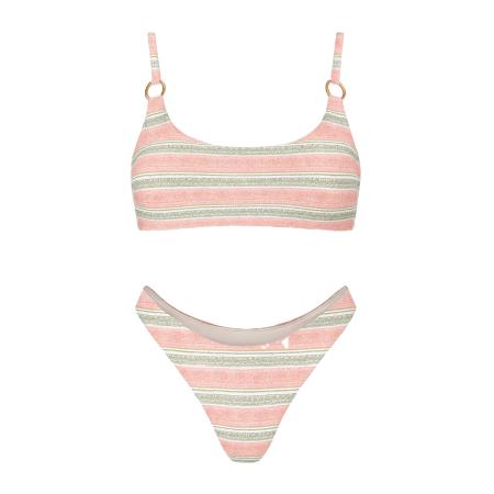 C&City C&City Bikini donkergroen / rood / wit