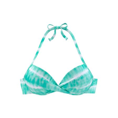 s.Oliver Bikinitop turquoise / wit