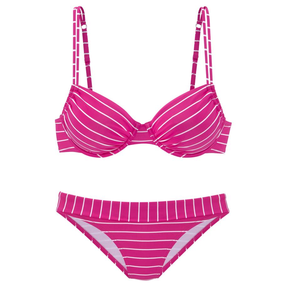 VIVANCE VIVANCE Bikini pink / wit -