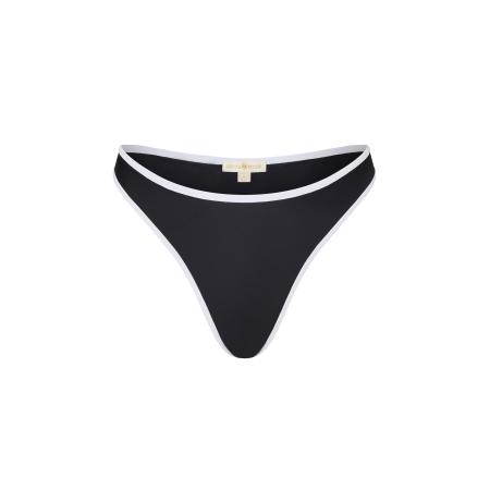 Moda Minx Moda Minx Bikinibroek Contrast Binding zwart / wit