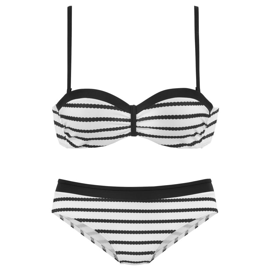 Lascana LASCANA Bikini zwart / wit -