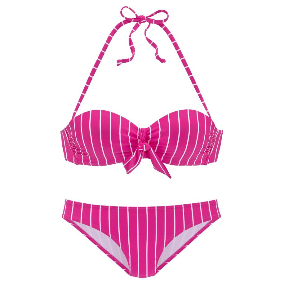 VIVANCE VIVANCE Bikini eosine / wit -