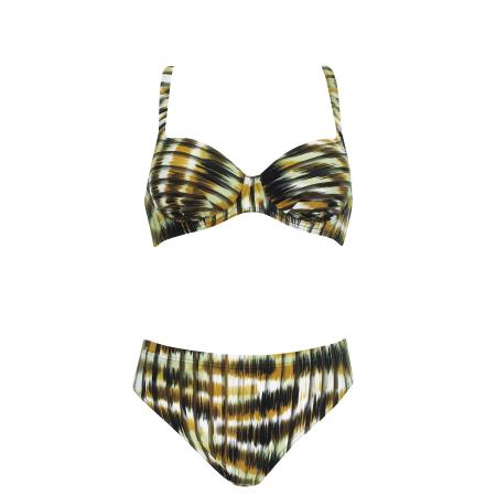 Sunflair SUNFLAIR Bikini cognac / zwart / wit