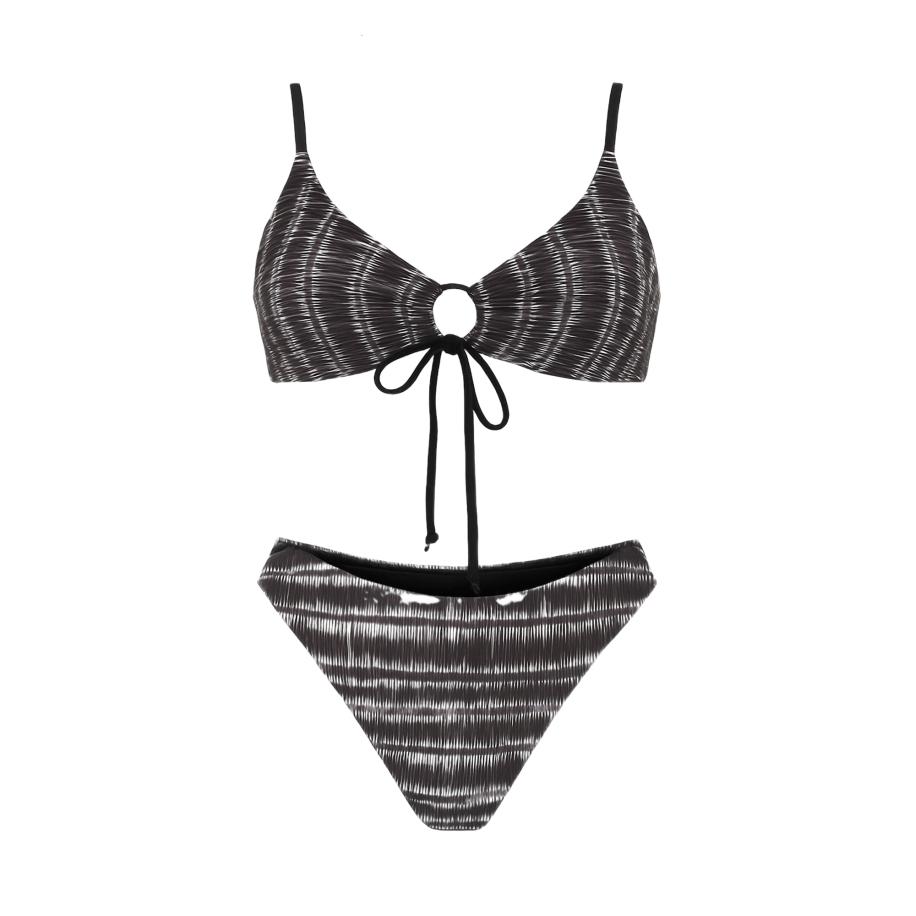 C&City C&City Bikini donkerbruin / wit -