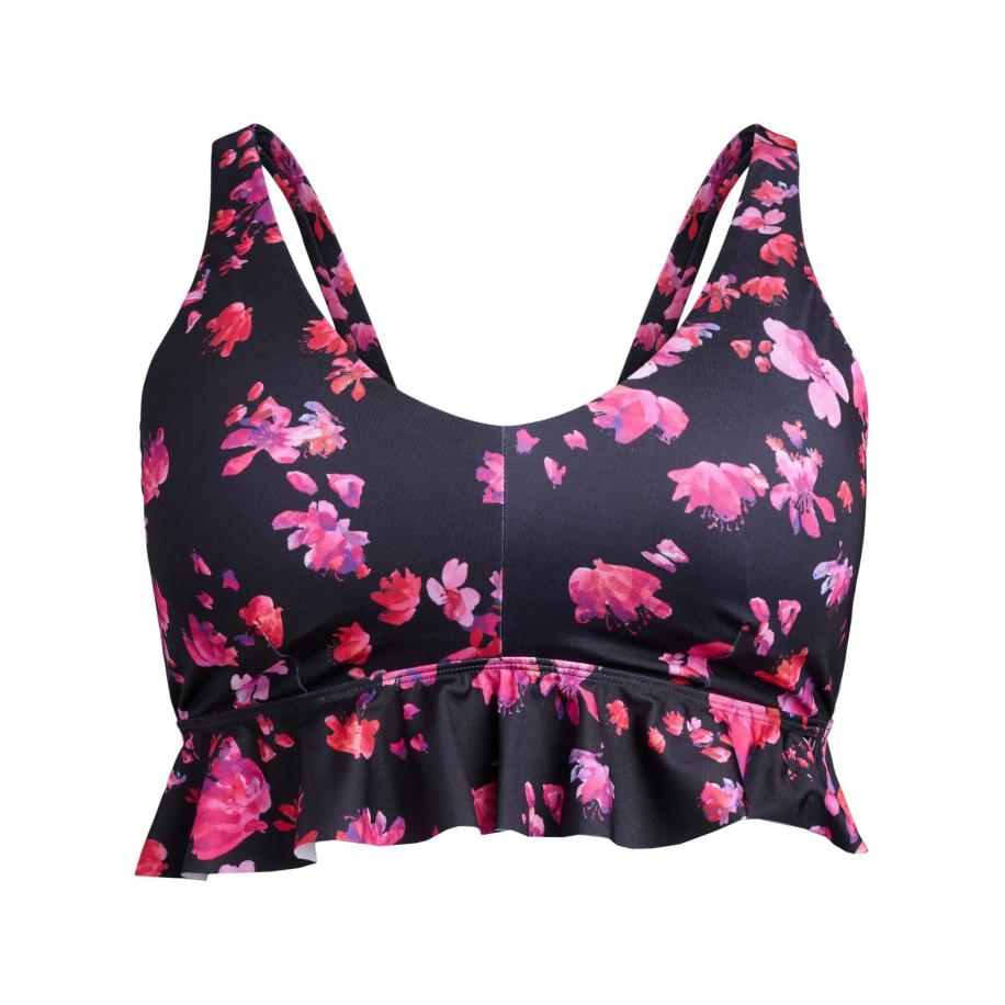 Zizzi Swim by Zizzi Bikinitop Senya donkerblauw / donkerlila / pink / grenadine -
